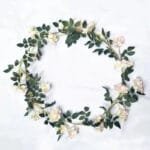Guirlande De Roses élégante Pour Embellir Votre Espace - Blanc