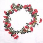 Guirlande De Roses élégante Pour Embellir Votre Espace - Rouge