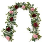 guirlande de roses elegante pour une decoration romantique de rose 501 1