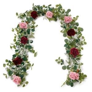 guirlande de roses elegante pour une decoration romantique de rose 501 1