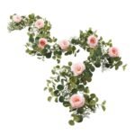 guirlande de roses pour un mariage fleuri et romantique de rose 651 1