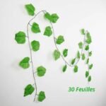 guirlande feuilles artificielles pour deco interieure e plante 134 1