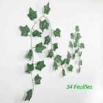 guirlande feuilles artificielles pour deco interieure k plante 713 1