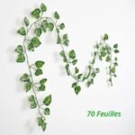 guirlande feuilles artificielles pour deco interieure p plante 484 1