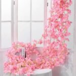 guirlande fleurs de cerisier pour decoration elegante rose fleurs 942 1