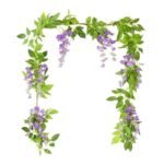 guirlande glycine artificielle pour une decoration elegante violet 385 1