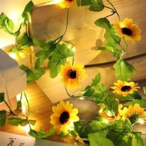 guirlande lumineuse fleur pour decoration elegante et festive de fleur 555 1