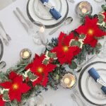 guirlande poinsettia eclat festif pour votre decoration 200 1