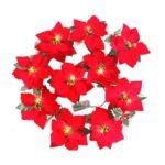 guirlande poinsettia eclat festif pour votre decoration 378 1