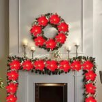 guirlande poinsettia eclat festif pour votre decoration 656 1