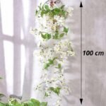 jasmin artificiel tombant pour une decoration elegante blanc 609 1