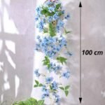 jasmin artificiel tombant pour une decoration elegante bleu fleurs 264 1