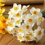jonquilles artificielles pour une decoration florale elegante 118 1