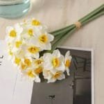 Jonquilles Artificielles Pour Une Décoration Florale élégante - Blanc