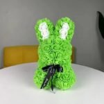 lapin en rose peluche douce et mignonne vert blanc 118 1