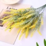 lavande artificielle elegance et durabilite pour votre decor jaune 394 1