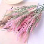 lavande artificielle elegance et durabilite pour votre decor rose 568 1