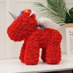 Licorne Rose: élégance Et Magie à Découvrir - Rouge / Licorne Ailée