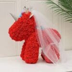 Licorne Rose: élégance Et Magie à Découvrir - Rouge / Licorne Couronnée