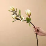 Magnolia Artificiel Pour Une Décoration élégante Et Naturelle - Jaune