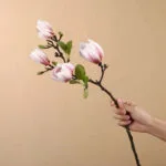 Magnolia Artificiel Pour Une Décoration élégante Et Naturelle - Rose