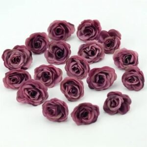 mini roses artificielles en rose pour votre decoration elegante 759 1