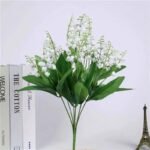 muguet artificiel elegance florale tout en douceur blanc 453 1