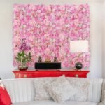 mur de fleurs artificielles pour mariage elegant 295 1
