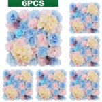 mur de fleurs artificielles pour mariage elegant bleu clair 620 1