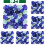 mur de fleurs artificielles pour mariage elegant bleu fonce 345 1