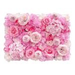 mur de fleurs avec des roses eblouissantes rose 494 1