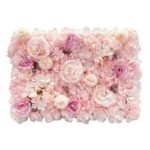 mur de fleurs avec des roses eblouissantes rose pale 471 1