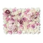 Mur De Fleurs: éléments De Décoration Florale - Blanc Et Violet Clair