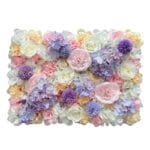 Mur De Fleurs: éléments De Décoration Florale - Blanc / Rose / Violet
