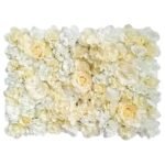 mur de fleurs elements decoration florale jaune clair 359 1