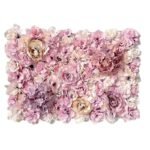 mur de fleurs elements decoration florale rose clair 336 1