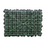 mur de fleurs en artificielles noires 919 1