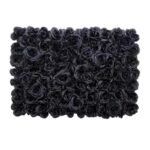 mur de fleurs en artificielles noires b 434 1