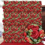 mur de fleurs pour un mariage elegant et romantique 138 1