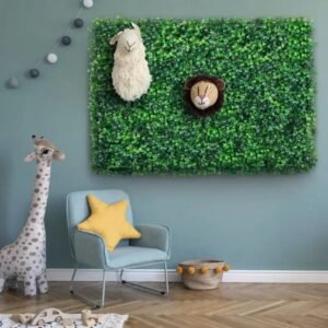 mur vegetal avec buis artificiels pour une decoration moderne 597 1