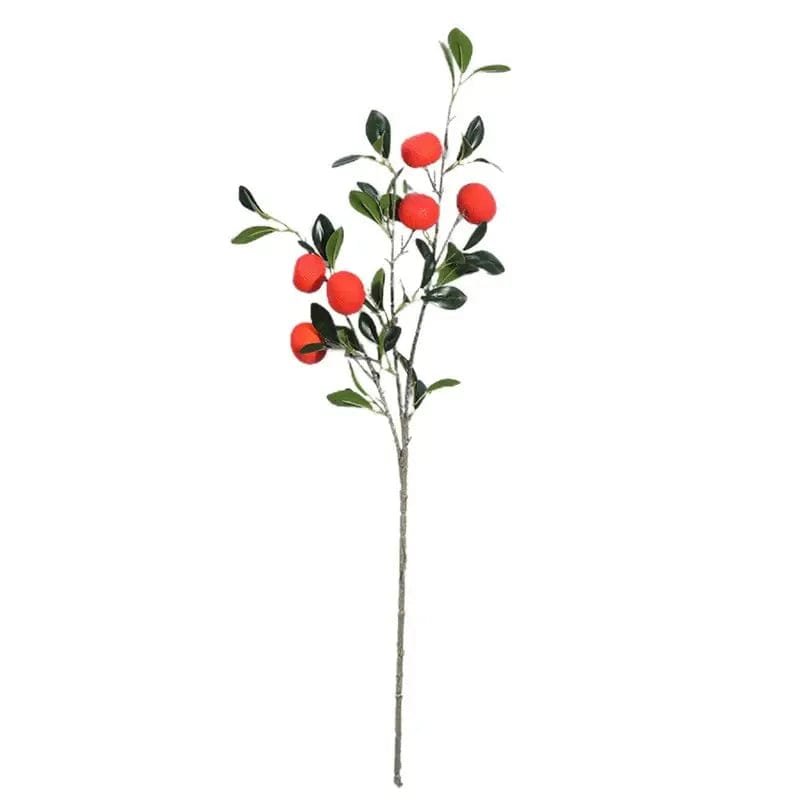 Oranger Artificiel - Plante D’intérieur Réaliste Et Décorative - Orange Foncé