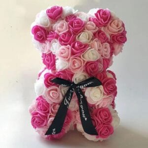 Ours En Rose - Peluche Douce Et Câline - Rose