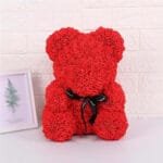 Ours En Rose - Peluche Douce Et Câline Pour Tous Les âges - Rouge / Ours Seul