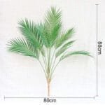 Palmier Artificielle - Plante Décorative écologique Pour Intérieur - 88cm - 9 Feuilles