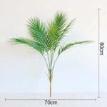 Palmier Artificielle - Plante Décorative écologique Pour Intérieur - 80cm - 6 Feuilles