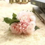 Petit Bouquet De Mariage élégant Et Romantique - Rose Clair