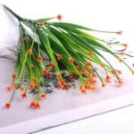 Petites Fleurs: Fausse Fleur élégante Pour Votre Décoration - Orange