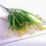 Petites Fleurs: Fausse Fleur élégante Pour Votre Décoration - Jaune