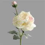 Pivoine Artificielle - élégante Décoration De Pivoines Arbustives - Blanc
