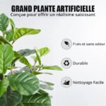 Plante Artificielle En Pot Pour Un Décor élégant Et Sans Entretien